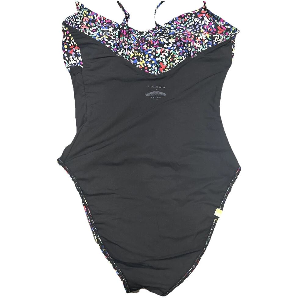 Summersalt Swimsuit Size 6 Multicolored Dots One piece, Spaghetti straps, padded - Picture 7 of 8